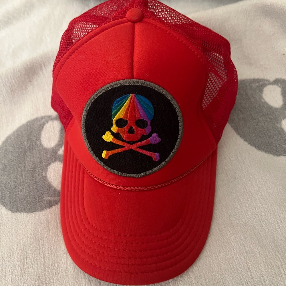 Aviator Nation x Soul Cycle hat. Super cute but just bought another red hat!